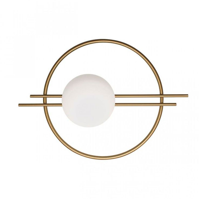 Бра Balance Beads Libra Gold 40 см Белый Золотой Бра Balance Beads Libra Gold 40 см Белый Золотой в Костроме | Loft Concept