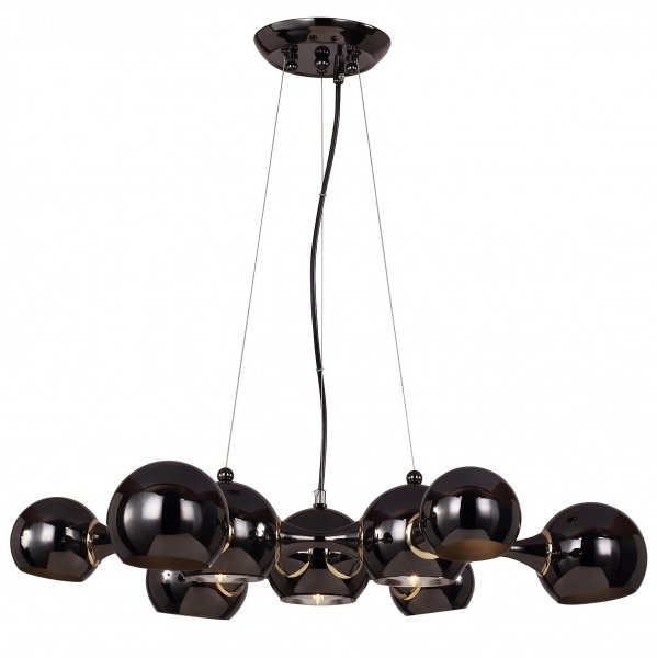 Люстра Chemical Light Chandelier 9 Black Черный Люстра Chemical Light Chandelier 9 Black Черный в Костроме | Loft Concept