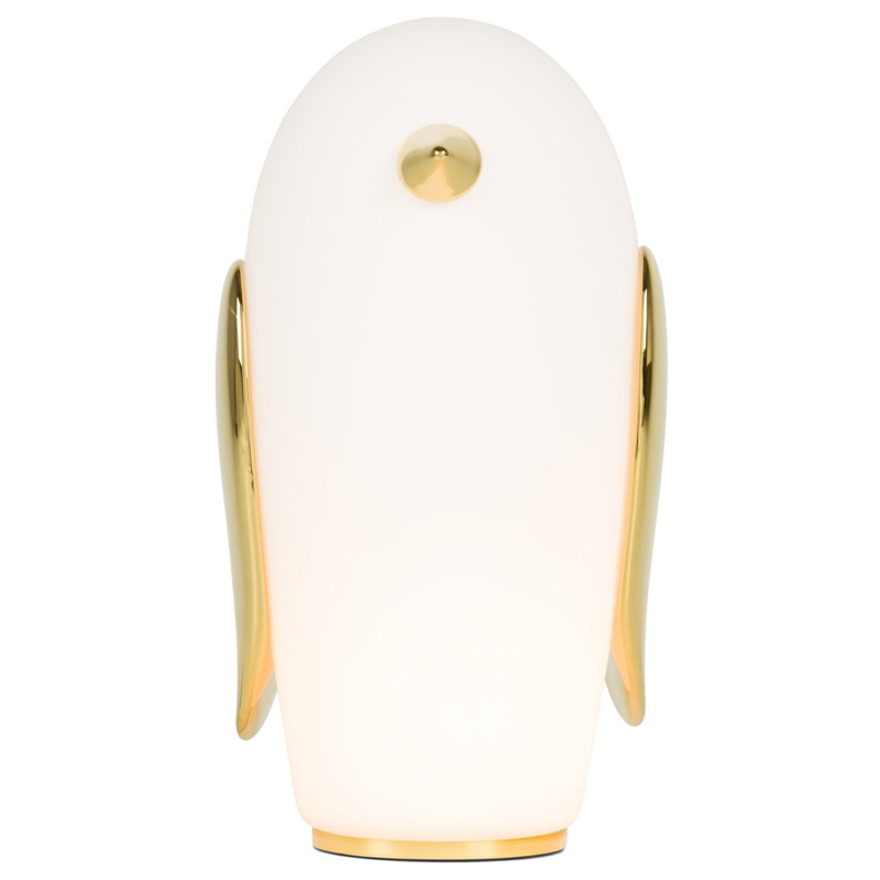 Настольная лампа Moooi Pet Light Noot Noot Пингвин Глянцевое золото Белое матовое стекло Настольная лампа Moooi Pet Light Noot Noot Пингвин Глянцевое золото Белое матовое стекло в Костроме | Loft Concept