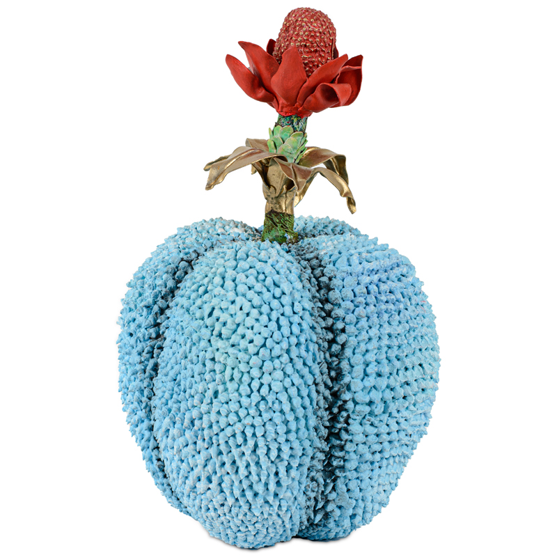 Статуэтка тропический фрукт Tropical Fruit blue Голубой Красный Зеленый шалфей Статуэтка тропический фрукт Tropical Fruit blue Голубой Красный Зеленый шалфей в Костроме | Loft Concept