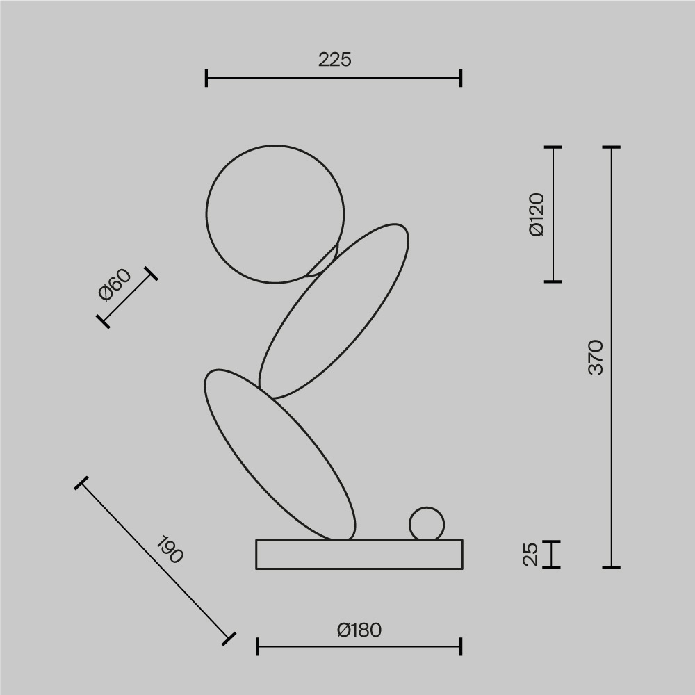 Настольный светильник Resonance 3000К 6Вт в Костроме