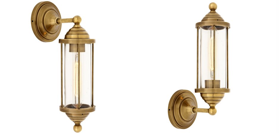 Бра Eichholtz Wall Lamp Clayton Brass Бра Eichholtz Wall Lamp Clayton Brass - Loft-Concept в Костроме