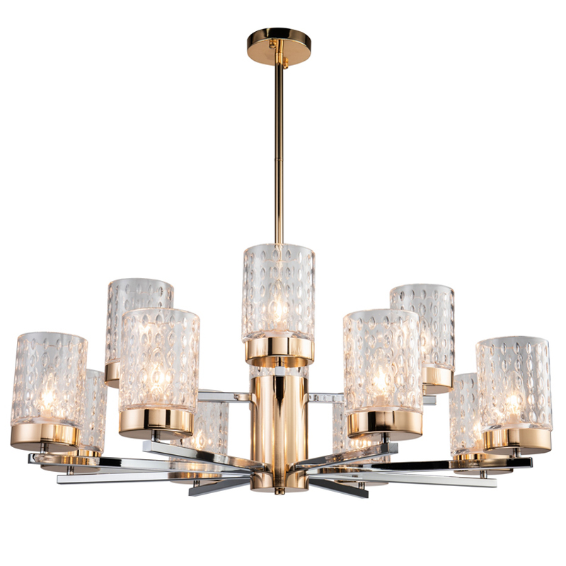 Люстра Didian Chandelier 95 Глянцевое золото Хром Прозрачный Люстра Didian Chandelier 95 Глянцевое золото Хром Прозрачный в Костроме | Loft Concept