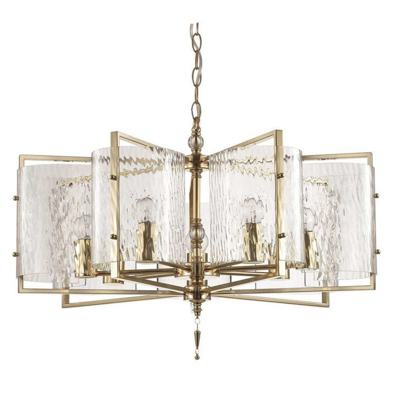 Люстра Karissa Gold Chandelier 65 Глянцевое золото Прозрачный (Transparent) Люстра Karissa Gold Chandelier 65 Глянцевое золото Прозрачный (Transparent) в Костроме | Loft Concept
