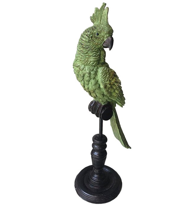 Статуэтка Green Parrots Зеленый Статуэтка Green Parrots Зеленый в Костроме | Loft Concept