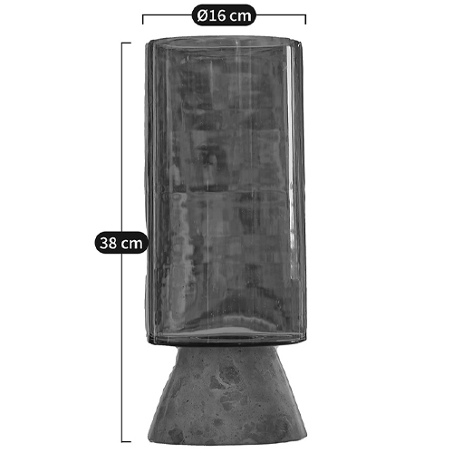 Высокая чаша из янтарного стекла Amber Marble Vase Высокая чаша из янтарного стекла Amber Marble Vase в Костроме