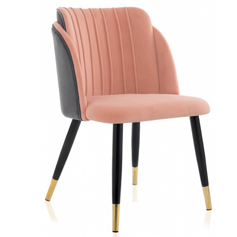 Стул Alester Chair pink Розовый (Rose) Серый (Gray) Стул Alester Chair pink Розовый (Rose) Серый (Gray) в Костроме | Loft Concept