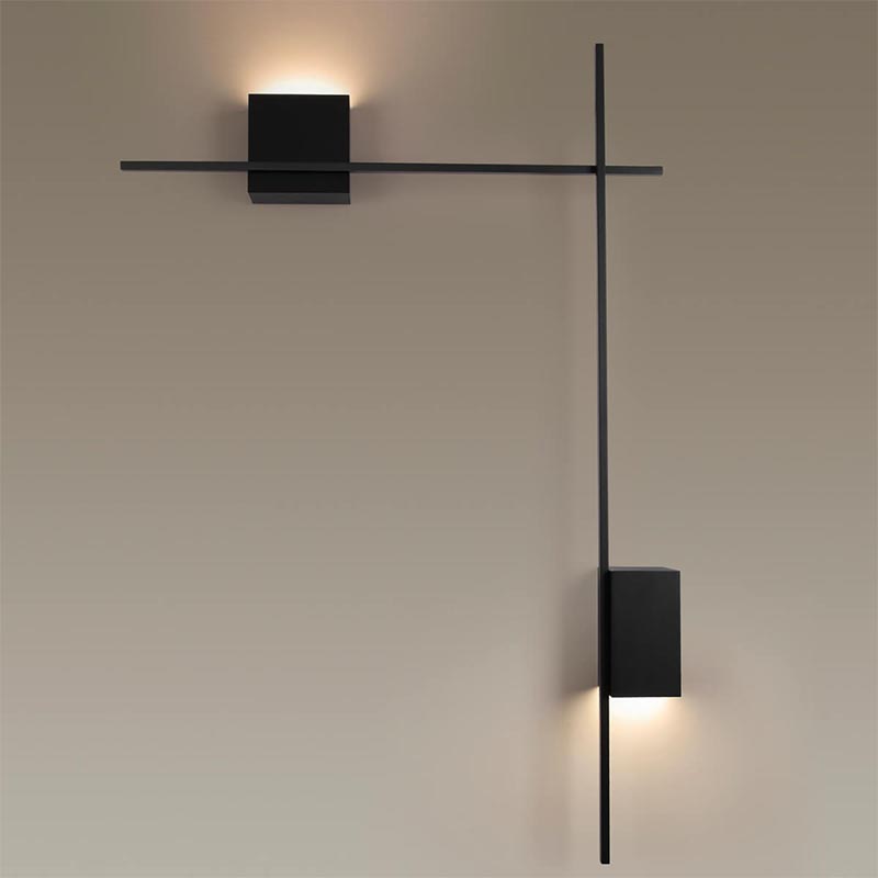 Бра Blocks Wall Light Black Angle Черный Бра Blocks Wall Light Black Angle Черный в Костроме | Loft Concept