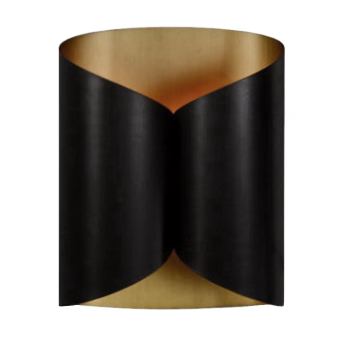 Бра Black and Brass Roll Латунь Античная полированная Черный Бра Black and Brass Roll Латунь Античная полированная Черный в Костроме | Loft Concept