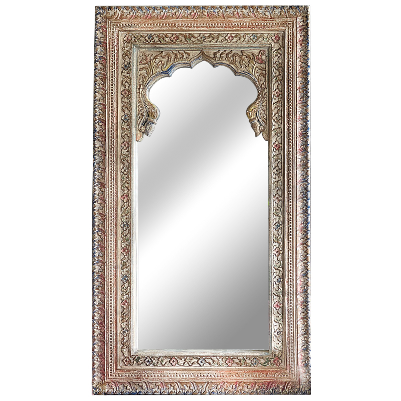 Зеркало Navya Grey Mango Mirror Древесина Зеркало Navya Grey Mango Mirror Древесина в Костроме | Loft Concept