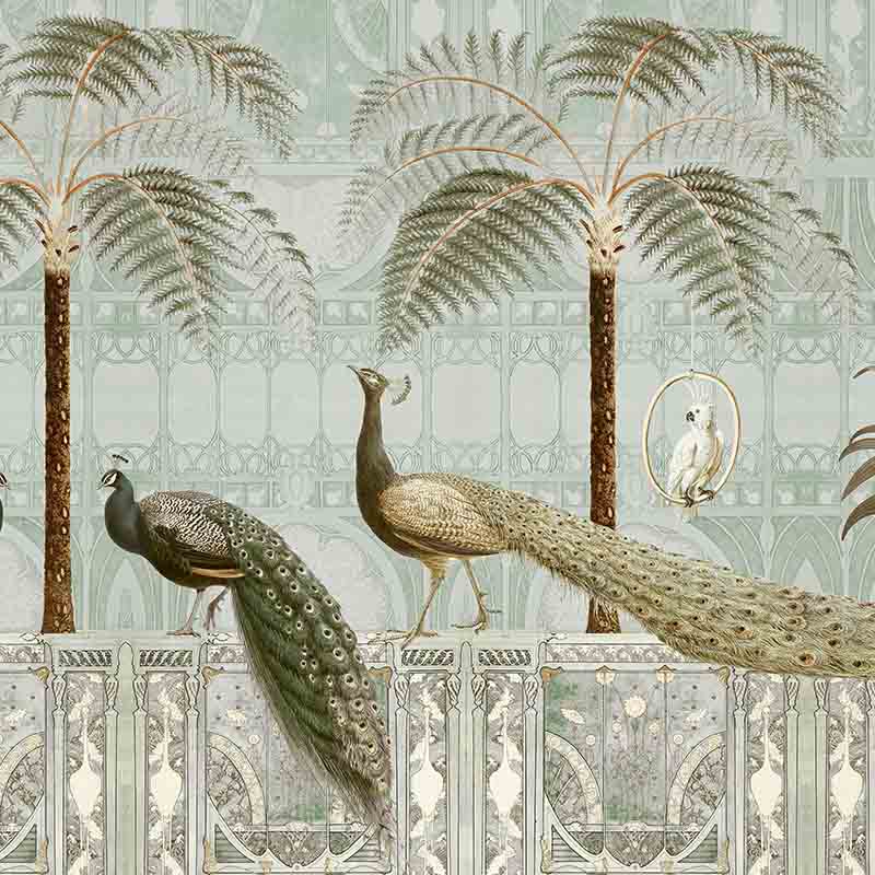 Обои ручная роспись Chinoiserie Birds Palace Royal Обои ручная роспись Chinoiserie Birds Palace Royal в Костроме | Loft Concept