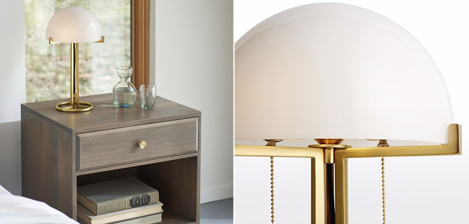 Настольная лампа White Dome Table Lamp Настольная лампа White Dome Table Lamp - Loft-Concept в Костроме
