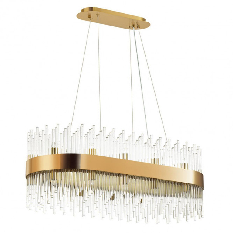 Люстра Nembus Chandelier Gold Oval Бронза Люстра Nembus Chandelier Gold Oval Бронза в Костроме | Loft Concept