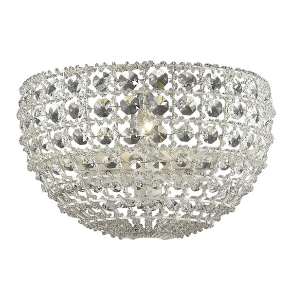 Бра Casbah Crystal Wall Lamp Прозрачный Белый Бра Casbah Crystal Wall Lamp Прозрачный Белый в Костроме | Loft Concept