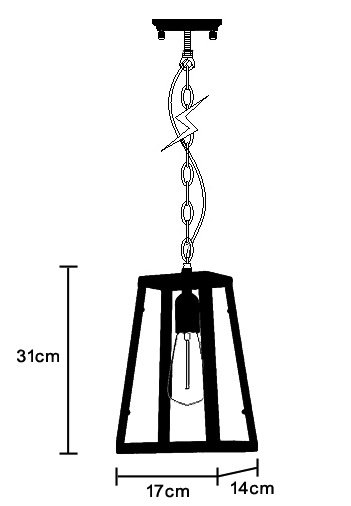 Подвесной светильник Loft Industrial Ortogonal pendant Black Подвесной светильник Loft Industrial Ortogonal pendant Black в Костроме