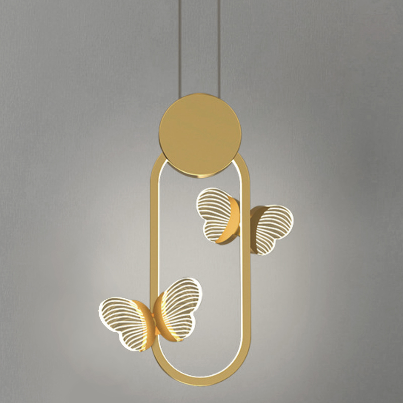 Светильник Butterfly Gold Oval Прозрачный Золотой Светильник Butterfly Gold Oval Прозрачный Золотой в Костроме | Loft Concept
