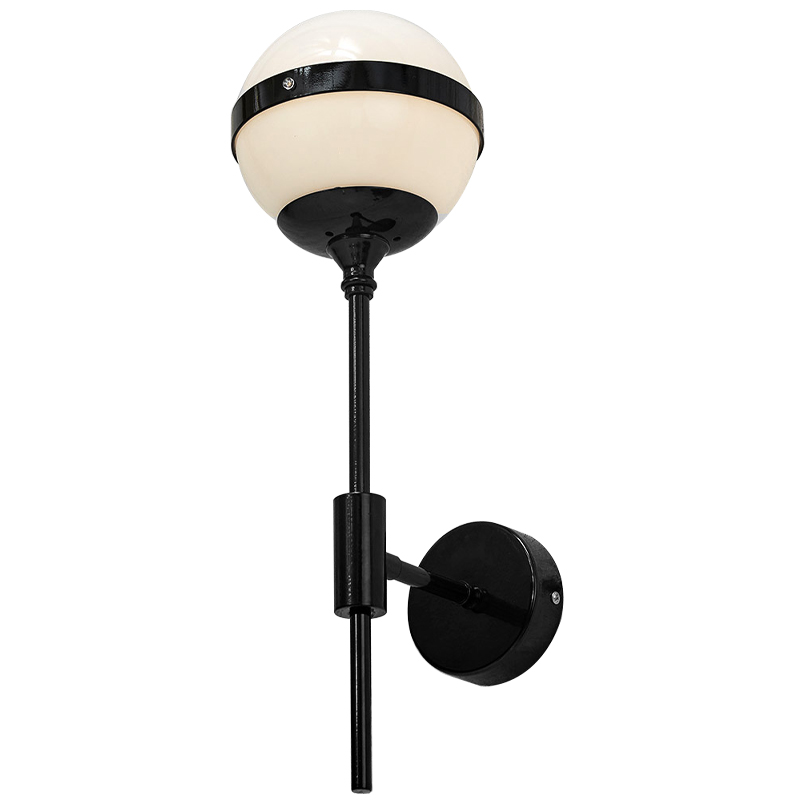 Бра Peggy Futura Black Wall Lamp Белый Черный Бра Peggy Futura Black Wall Lamp Белый Черный в Костроме | Loft Concept