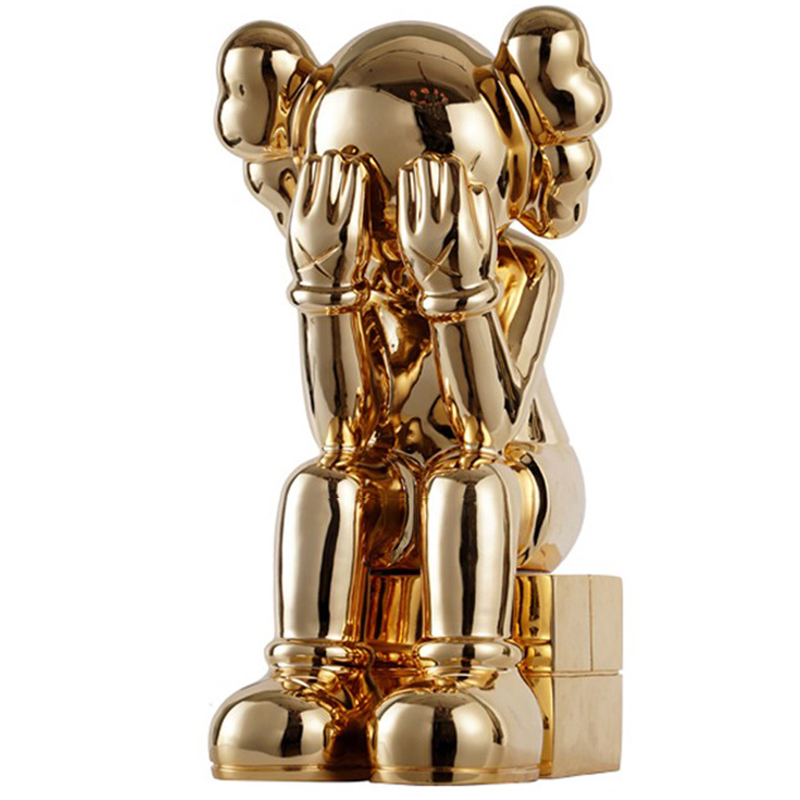 Статуэтка KAWS Passing Through Gold Золотой Статуэтка KAWS Passing Through Gold Золотой в Костроме | Loft Concept