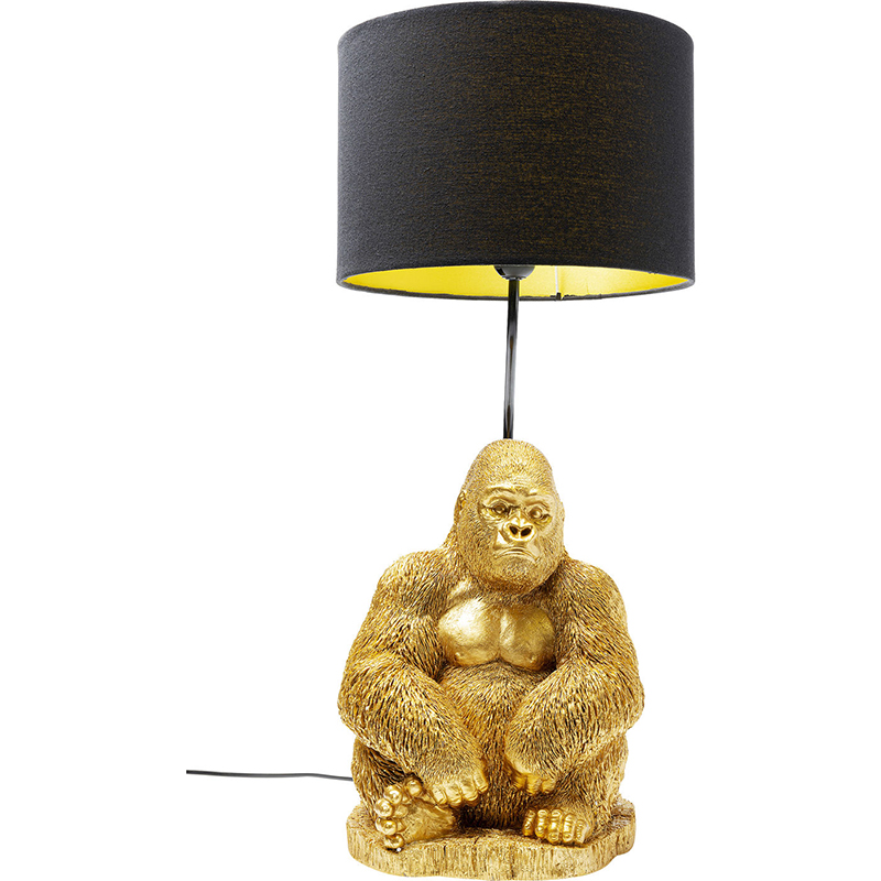 Настольная лампа Golden Gorilla Черный Золотой Настольная лампа Golden Gorilla Черный Золотой в Костроме | Loft Concept