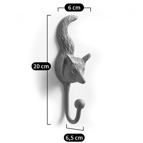 Настенный крючок лиса Fox Wall Hook Green Настенный крючок лиса Fox Wall Hook Green в Костроме