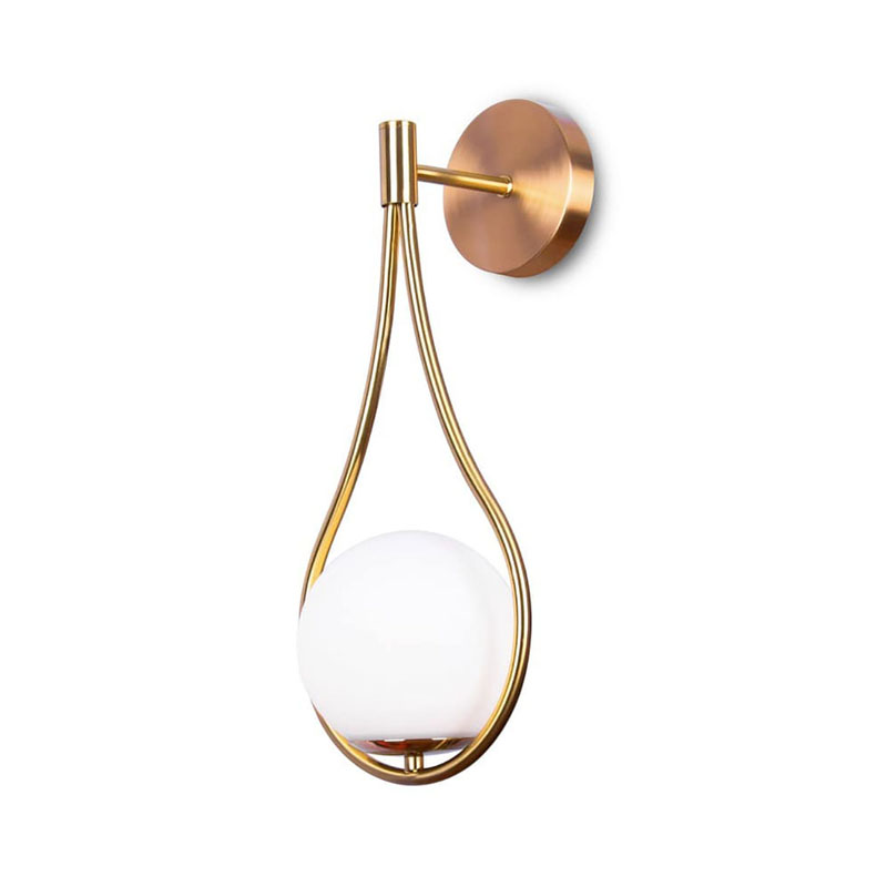 Бра Drop Pearls с Плафоном Бронза Белый Бра Drop Pearls с Плафоном Бронза Белый в Костроме | Loft Concept