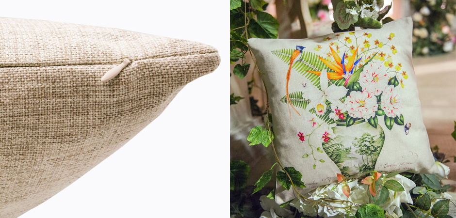 Декоративная подушка Bouquet with Strelitzia Pillow Декоративная подушка Bouquet with Strelitzia Pillow - Loft-Concept в Костроме