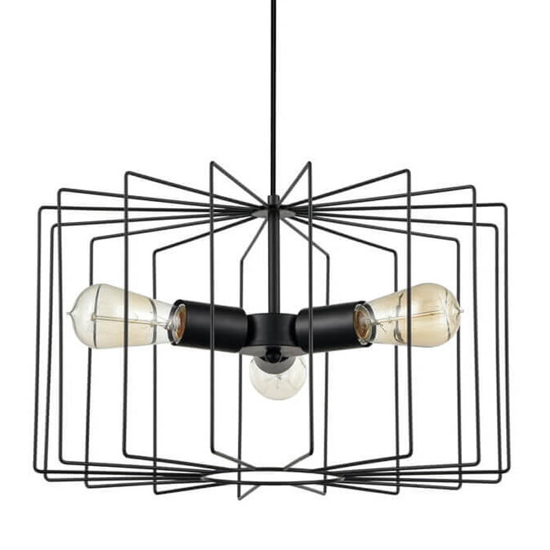 Люстра Cage Wire Color black Черный Люстра Cage Wire Color black Черный в Костроме | Loft Concept