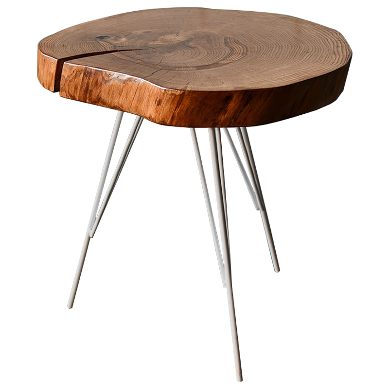 Кофейный стол Edmonds Industrial Metal Rust Coffee Table Белый Коричневый Кофейный стол Edmonds Industrial Metal Rust Coffee Table Белый Коричневый в Костроме | Loft Concept