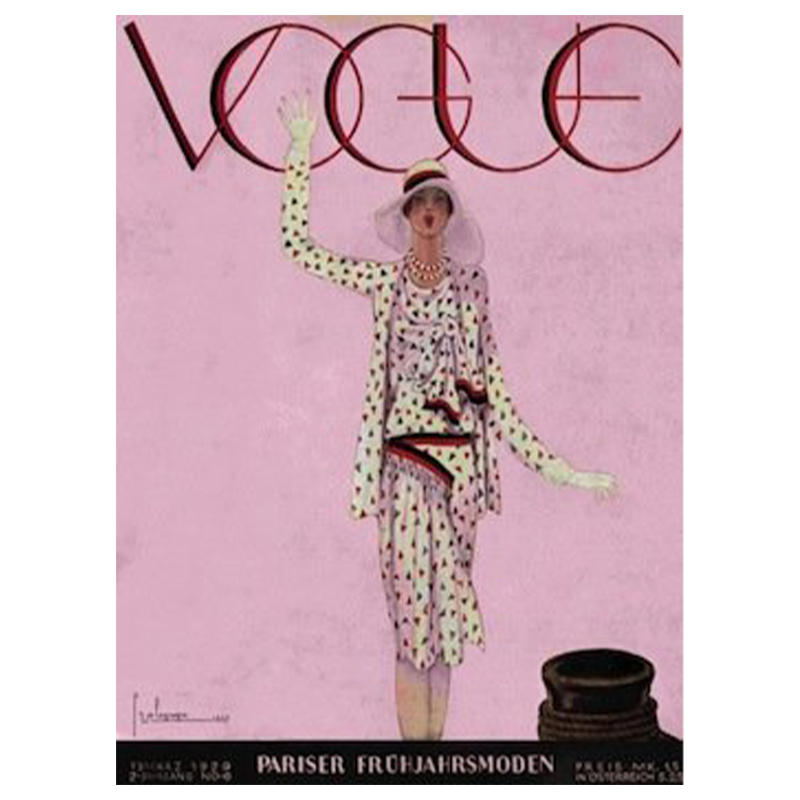 Постер Vogue Cover 1929 March Постер Vogue Cover 1929 March в Костроме | Loft Concept