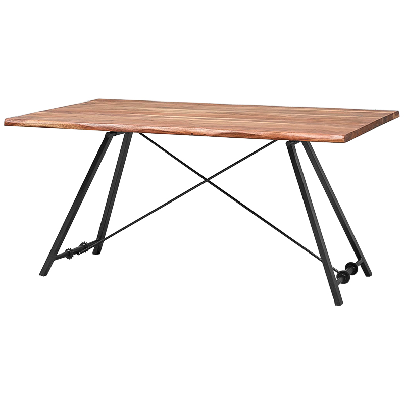 Рабочий стол Corey Loft Desk Коричневый Черный Рабочий стол Corey Loft Desk Коричневый Черный в Костроме | Loft Concept