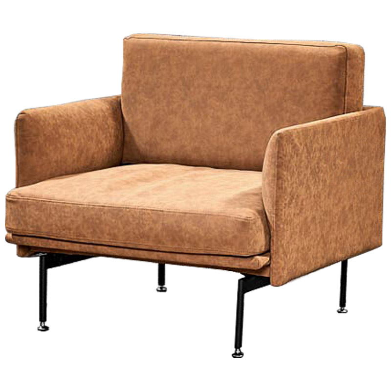 Кресло Dirceu Chair Карамель Черный Кресло Dirceu Chair Карамель Черный в Костроме | Loft Concept