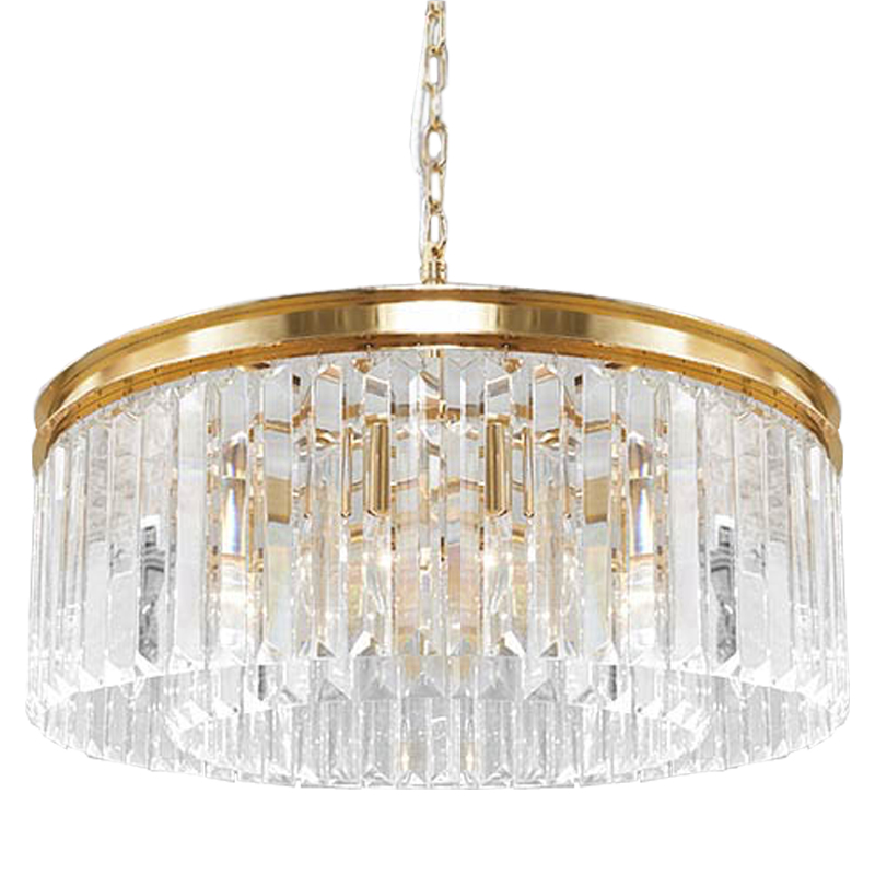 Люстра RH Odeon Chandelier Gold 65 Прозрачное Стекло Золотой Люстра RH Odeon Chandelier Gold 65 Прозрачное Стекло Золотой в Костроме | Loft Concept