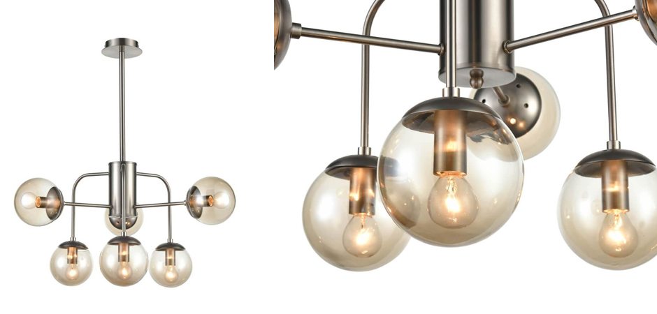 Люстра Amber Balls Chandelier 6 Люстра Amber Balls Chandelier 6 - Loft-Concept в Костроме