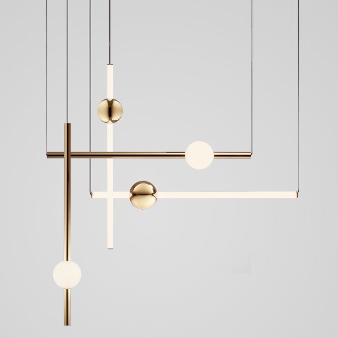 Подвесной светильник lee broom ORION GLOBE LIGHT 66 Глянцевое золото Белый Подвесной светильник lee broom ORION GLOBE LIGHT 66 Глянцевое золото Белый в Костроме | Loft Concept