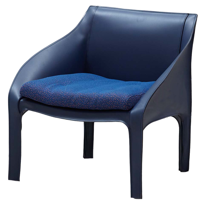 Дизайнерское Кресло Aileen Armchair Blue Синий Дизайнерское Кресло Aileen Armchair Blue Синий в Костроме | Loft Concept