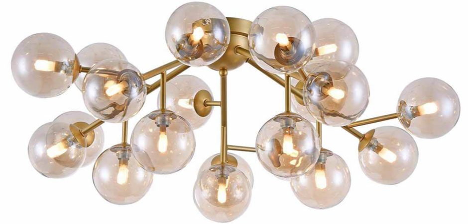 Потолочный Светильник Berries Chandelier Amber 75 Потолочный Светильник Berries Chandelier Amber 75 - Loft-Concept в Костроме