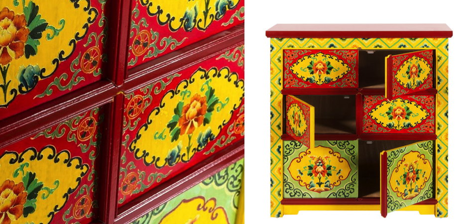 Комод в китайском стиле Chinese Multicolor Комод в китайском стиле Chinese Multicolor - Loft-Concept в Костроме