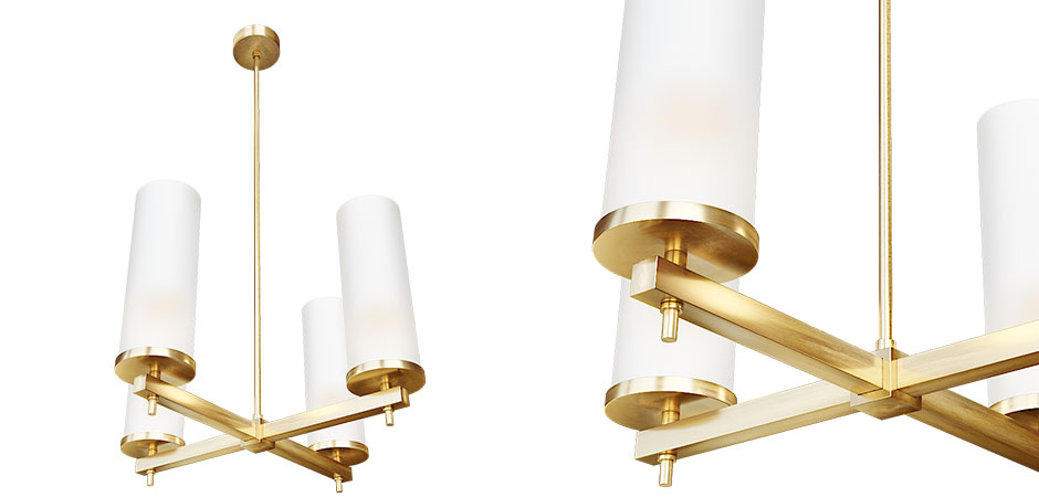 Люстра Дизайнерская Candle Holder 4 лампы Люстра Дизайнерская Candle Holder 4 лампы - Loft-Concept в Костроме