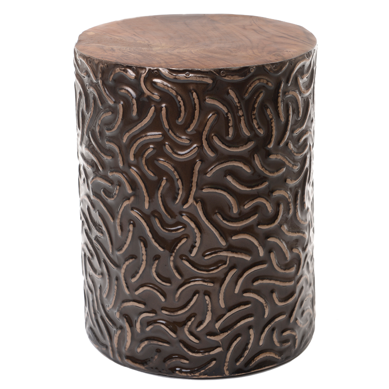 Табурет Emigdi Stool Коричневый Табурет Emigdi Stool Коричневый в Костроме | Loft Concept
