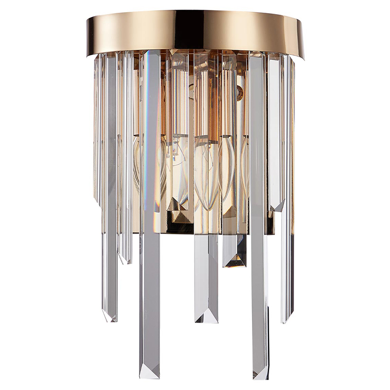 Бра Bennett Wall Lamp gold Золотой Прозрачный Бра Bennett Wall Lamp gold Золотой Прозрачный в Костроме | Loft Concept