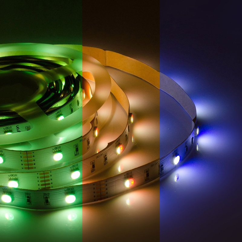 Светодиодная лента 7,2W/m 30LED/m 5050SMD разноцветная 5М Белый Светодиодная лента 7,2W/m 30LED/m 5050SMD разноцветная 5М Белый в Костроме | Loft Concept