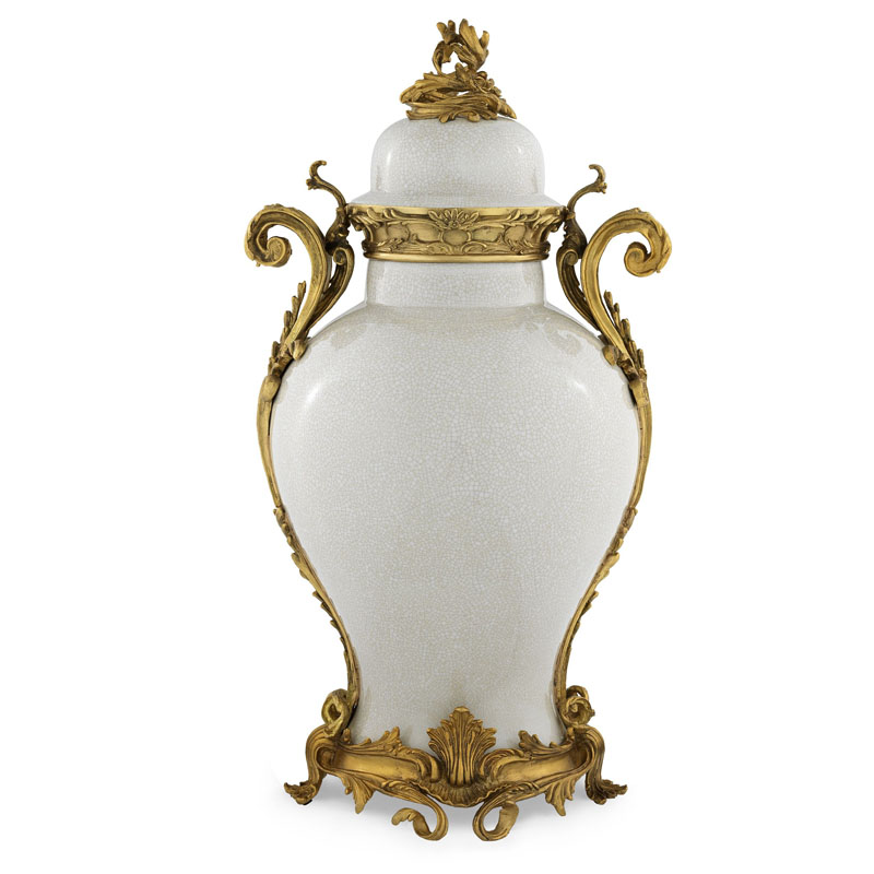 Ваза Eichholtz VASE ARMAND Кремовый Золотой Ваза Eichholtz VASE ARMAND Кремовый Золотой в Костроме | Loft Concept