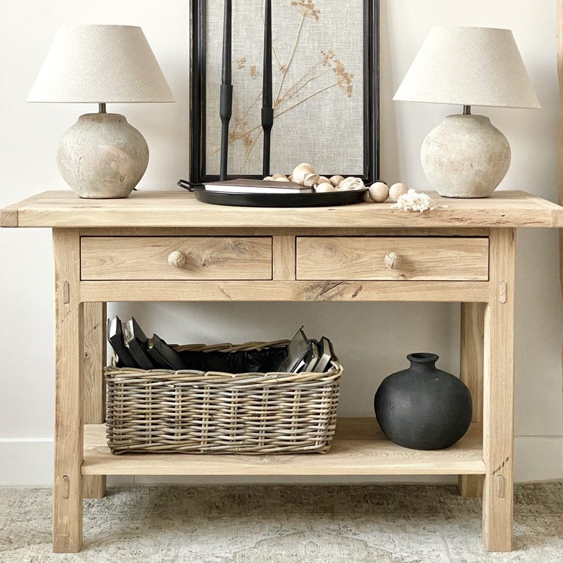 Консоль Reena Two Drawers Console Древесина Консоль Reena Two Drawers Console Древесина в Костроме | Loft Concept