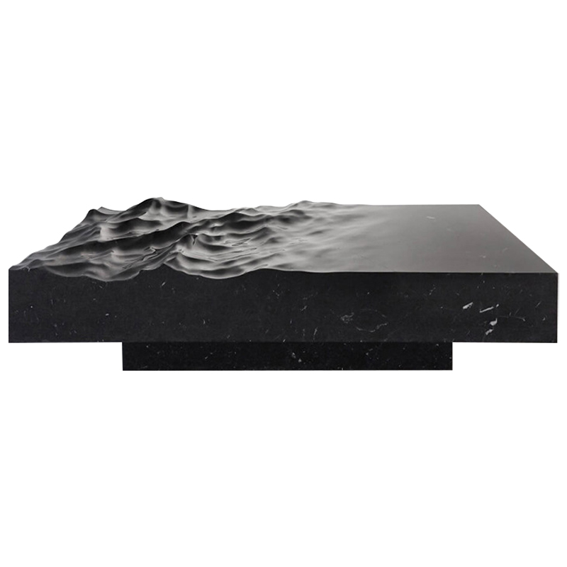 Дизайнерский журнальный стол Mathieu Lehanneur Sculpts Ocean Memories Square Black Черный Мрамор Nero Дизайнерский журнальный стол Mathieu Lehanneur Sculpts Ocean Memories Square Black Черный Мрамор Nero в Костроме | Loft Concept