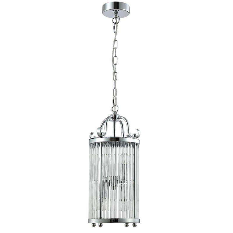Подвесной светильник Gorden Chrome Hanging Lamp Прозрачное Стекло Хром Подвесной светильник Gorden Chrome Hanging Lamp Прозрачное Стекло Хром в Костроме | Loft Concept