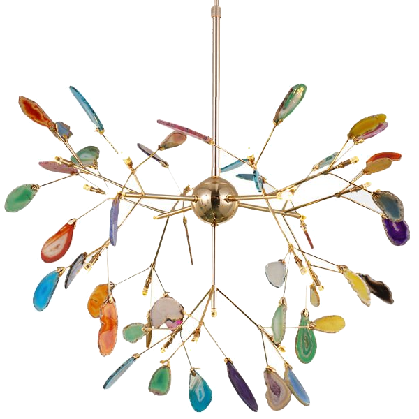 Люстра Agate Multicolor Глянцевое золото Люстра Agate Multicolor Глянцевое золото в Костроме | Loft Concept