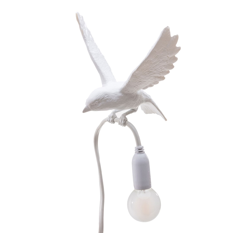 Настольная лампа Seletti Sparrow Landing Белый Настольная лампа Seletti Sparrow Landing Белый в Костроме | Loft Concept