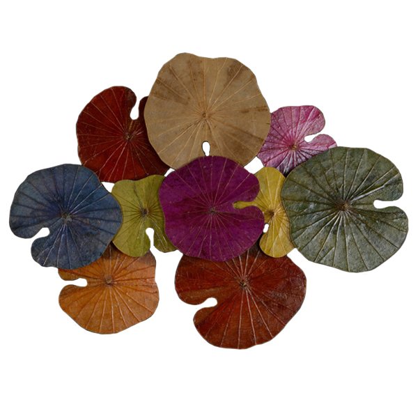 Арт-объект Disc wall art Lotus leaves II Мульти Арт-объект Disc wall art Lotus leaves II Мульти в Костроме | Loft Concept
