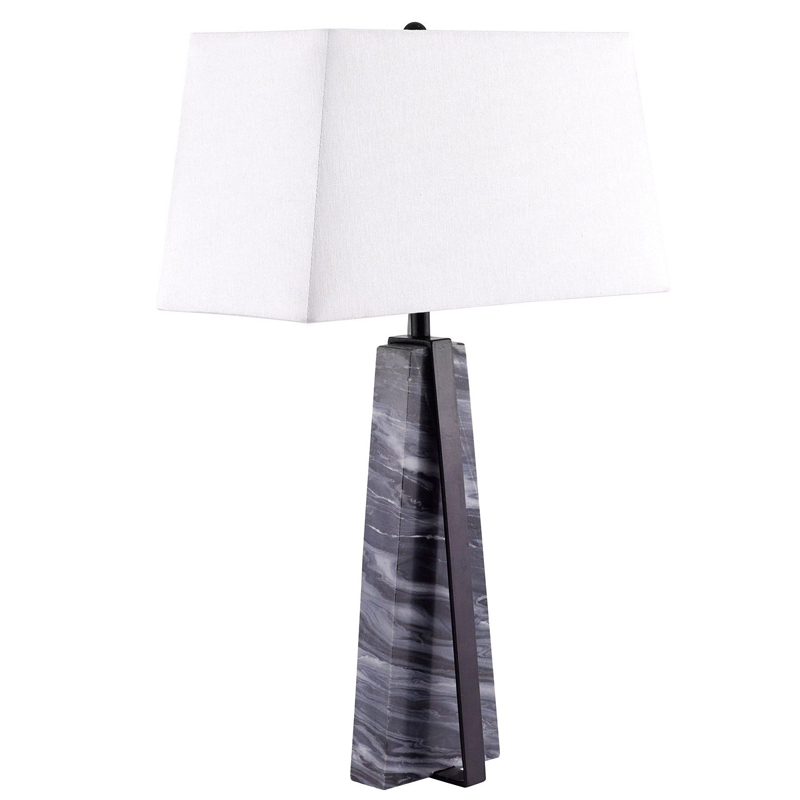 Дизайнерская настольная лампа MARTANA LAMP Белый Черный Серый Дизайнерская настольная лампа MARTANA LAMP Белый Черный Серый в Костроме | Loft Concept