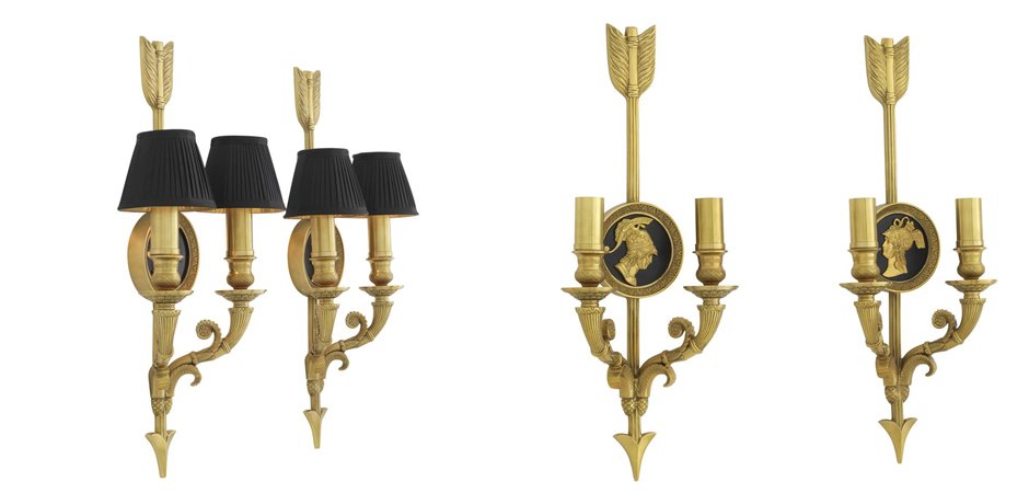 Комплект из 2-х бра Eichholtz Wall Lamp Tiberius Комплект из 2-х бра Eichholtz Wall Lamp Tiberius - Loft-Concept в Костроме